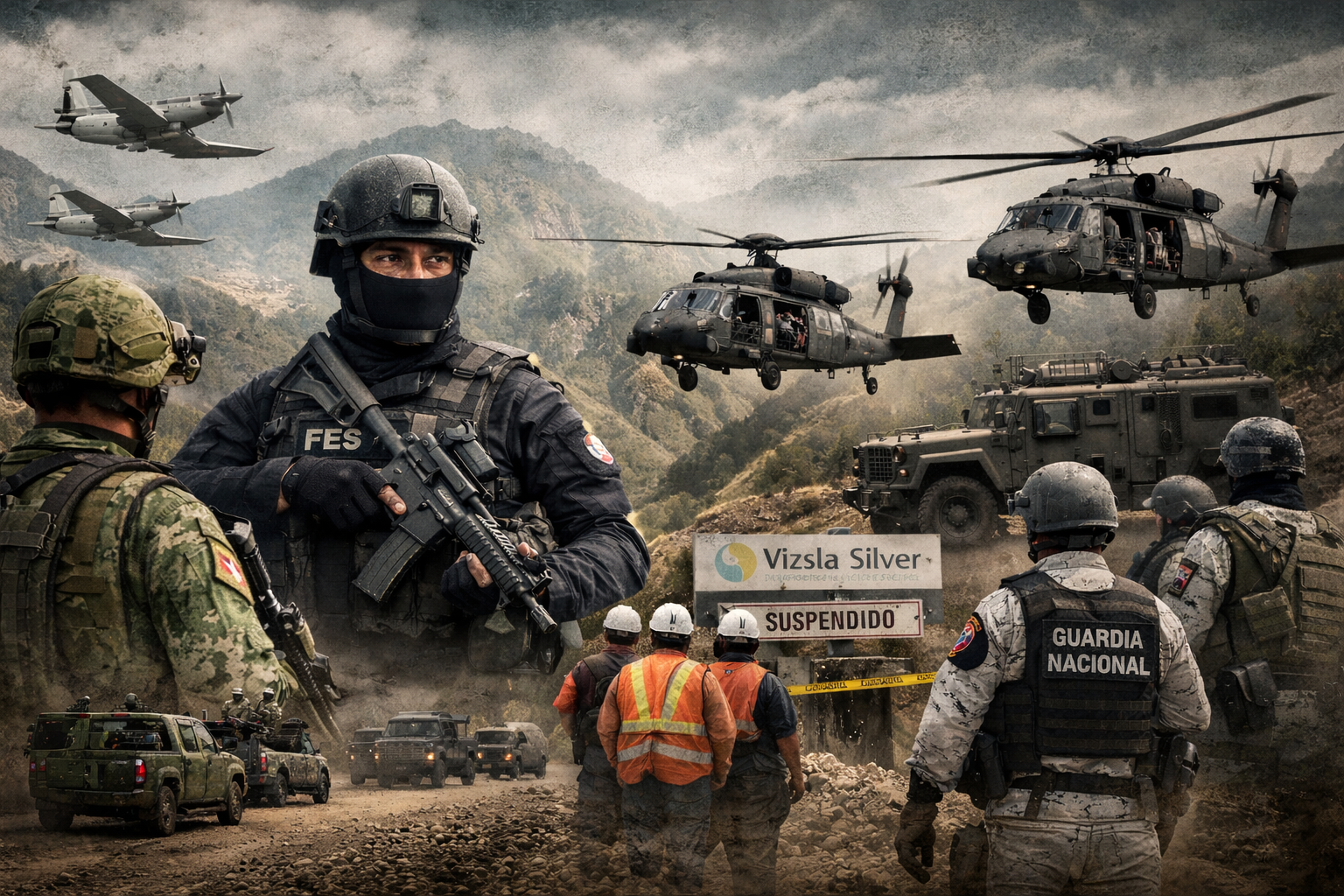 Despliegan 1,190 efectivos y apoyo aéreo para localizar a mineros