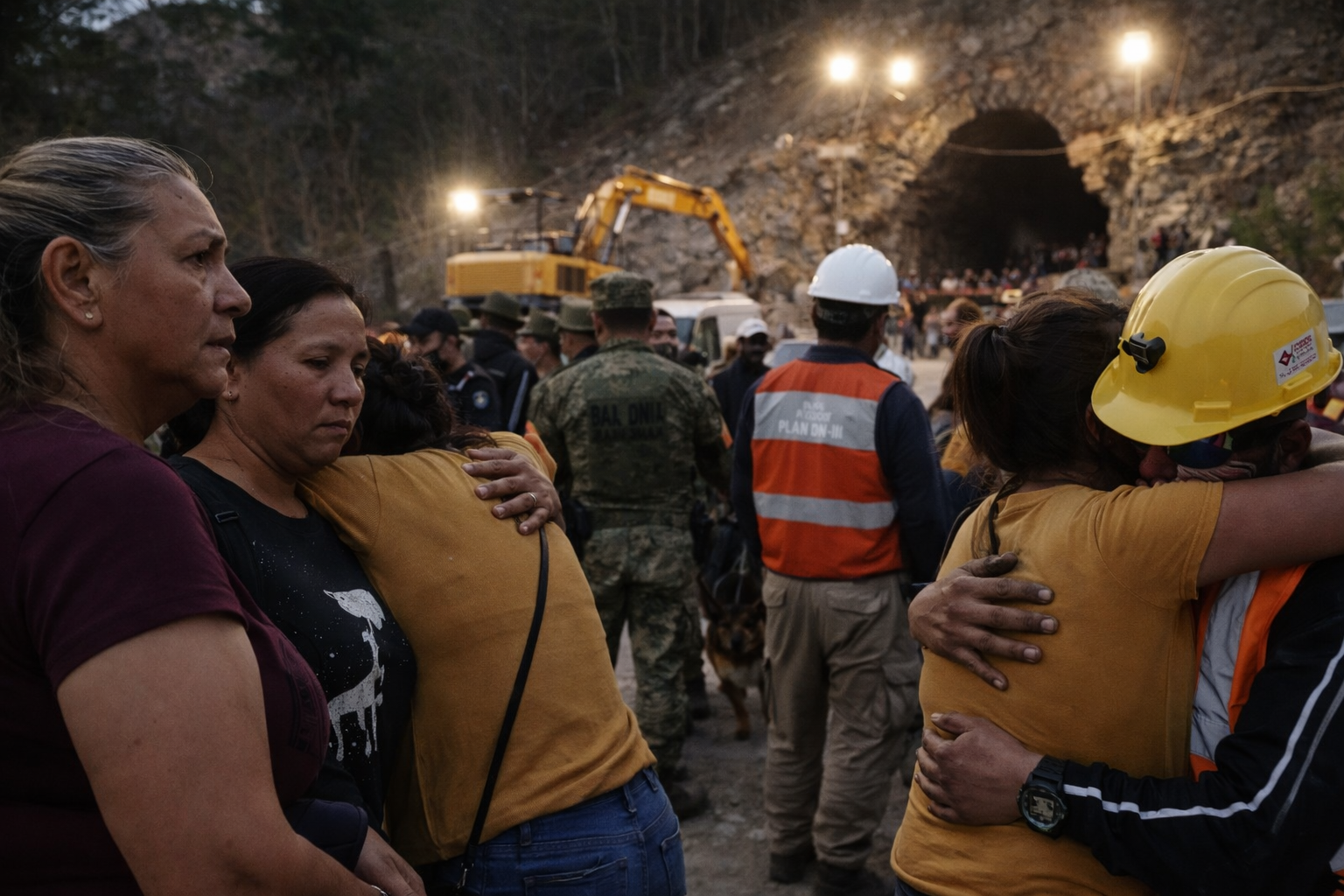4 mineros atrapados en Sinaloa: rescate contrarreloj entre promesas oficiales y angustia familiar