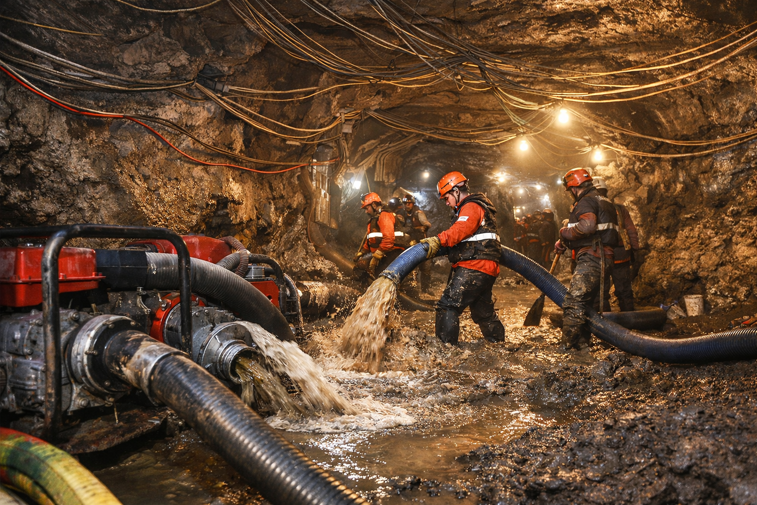 Rescate en mina Santa Fe entra en fase clave tras intensificar  bombeo