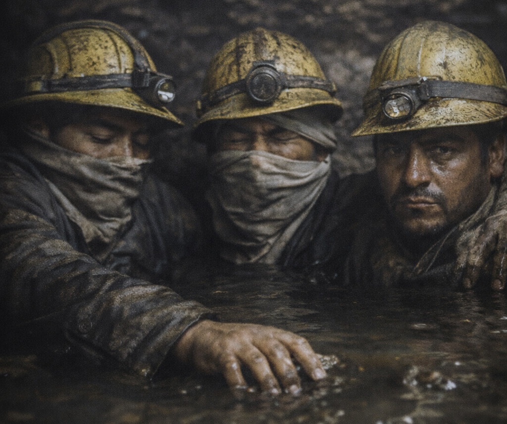 Casi 300 horas sin respuesta; bombeo, barrenos y buzos acercan el rescate en mina Santa Fe