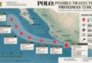 Polo mantiene rumbo al noroeste y apunta hacia Baja California Sur