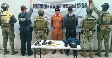Operativo federal simultáneo deja ocho detenidos y arsenal asegurado en Mazatlán