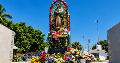 Entre flores, música y rezos, Mazatlán confía su suerte a la Virgen de La Puntilla ante Simón Entre flores, música y rezos, Mazatlán confía su suerte a la Virgen de La Puntilla ante Simón
